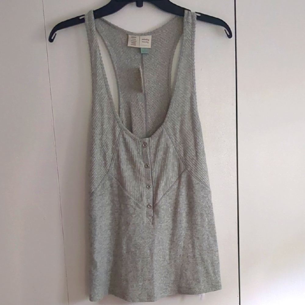 Gray Sleeveless Women's Top